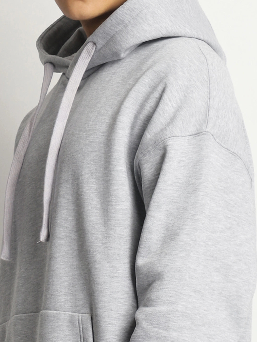 Grey Oversized Hoodie Men