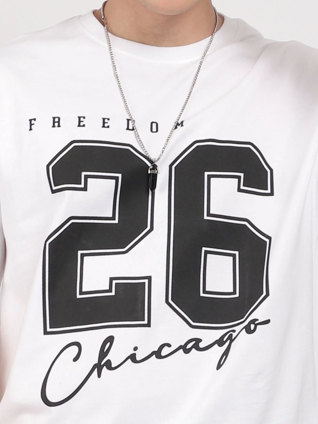 Naughty Rogue White Oversized T-Shirt