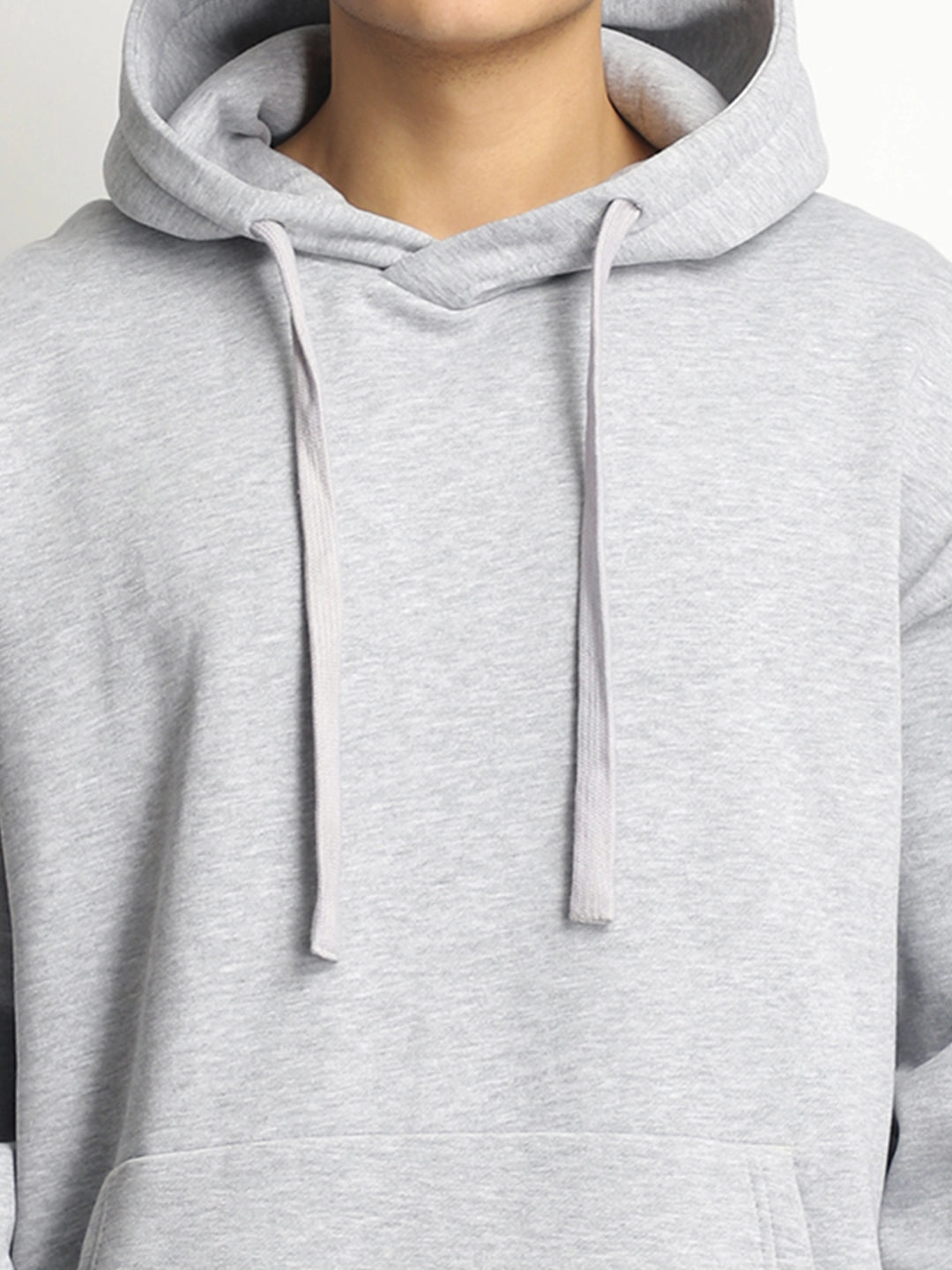 Grey Oversized Hoodie Men