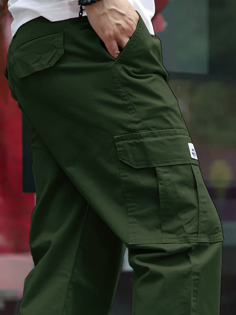 Regal Wears Green Cotton Cargo