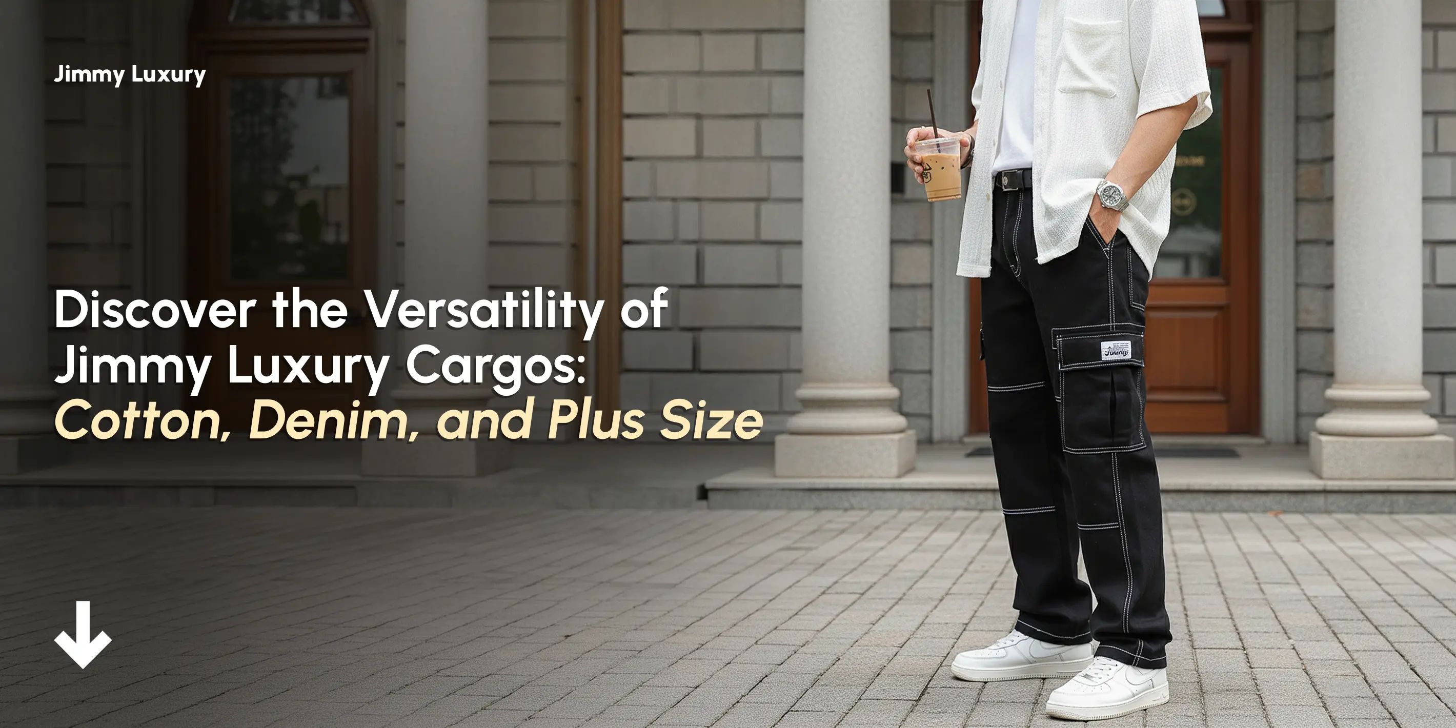 Discover the Versatility of Jimmy Luxury Cargos: Cotton, Denim, and Plus Size
