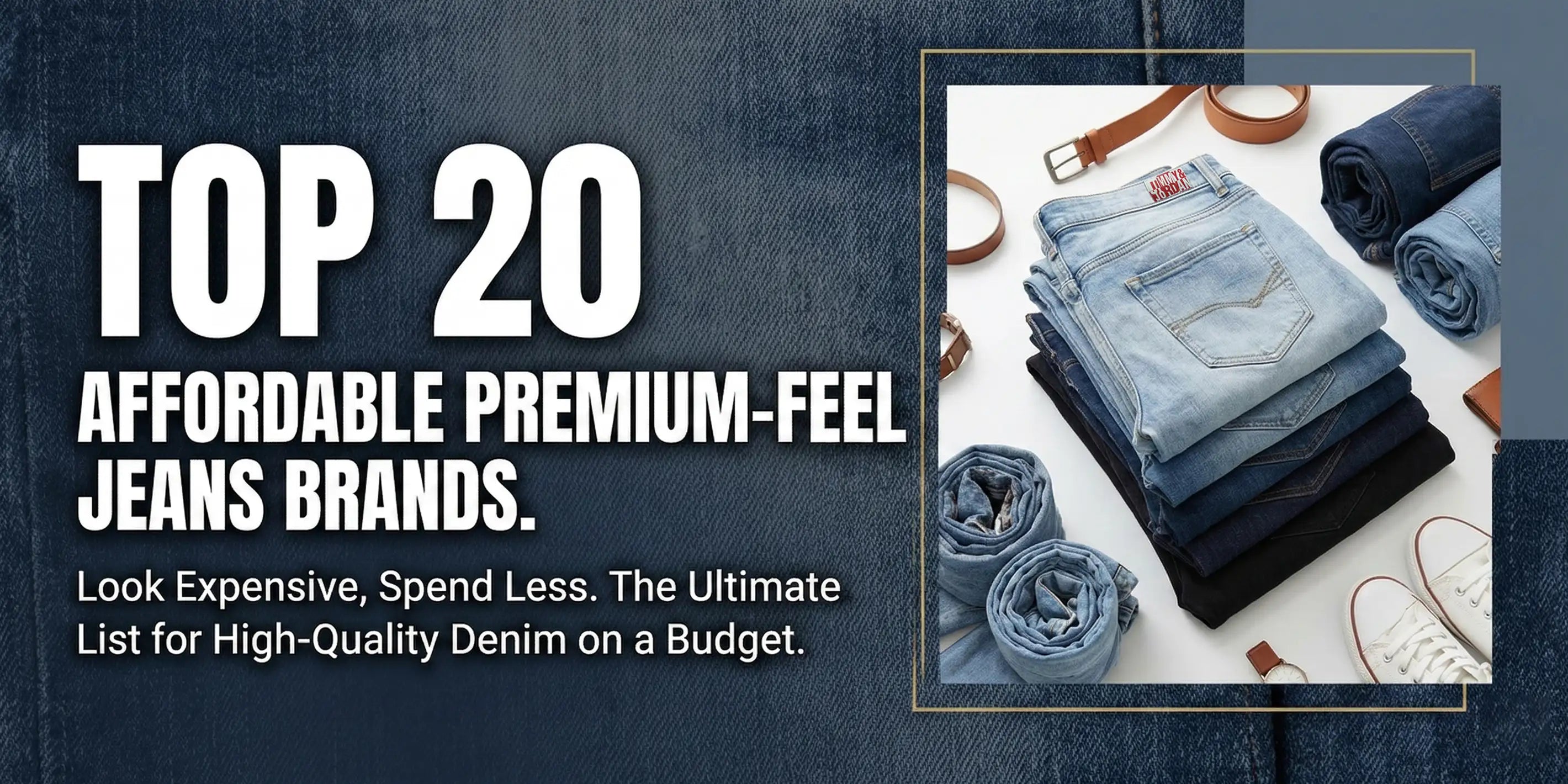 Top 20 Affordable Premium-Feel Jeans Brands