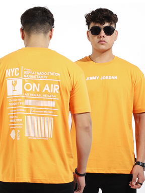 On Air Oversized Orange T-Shirt