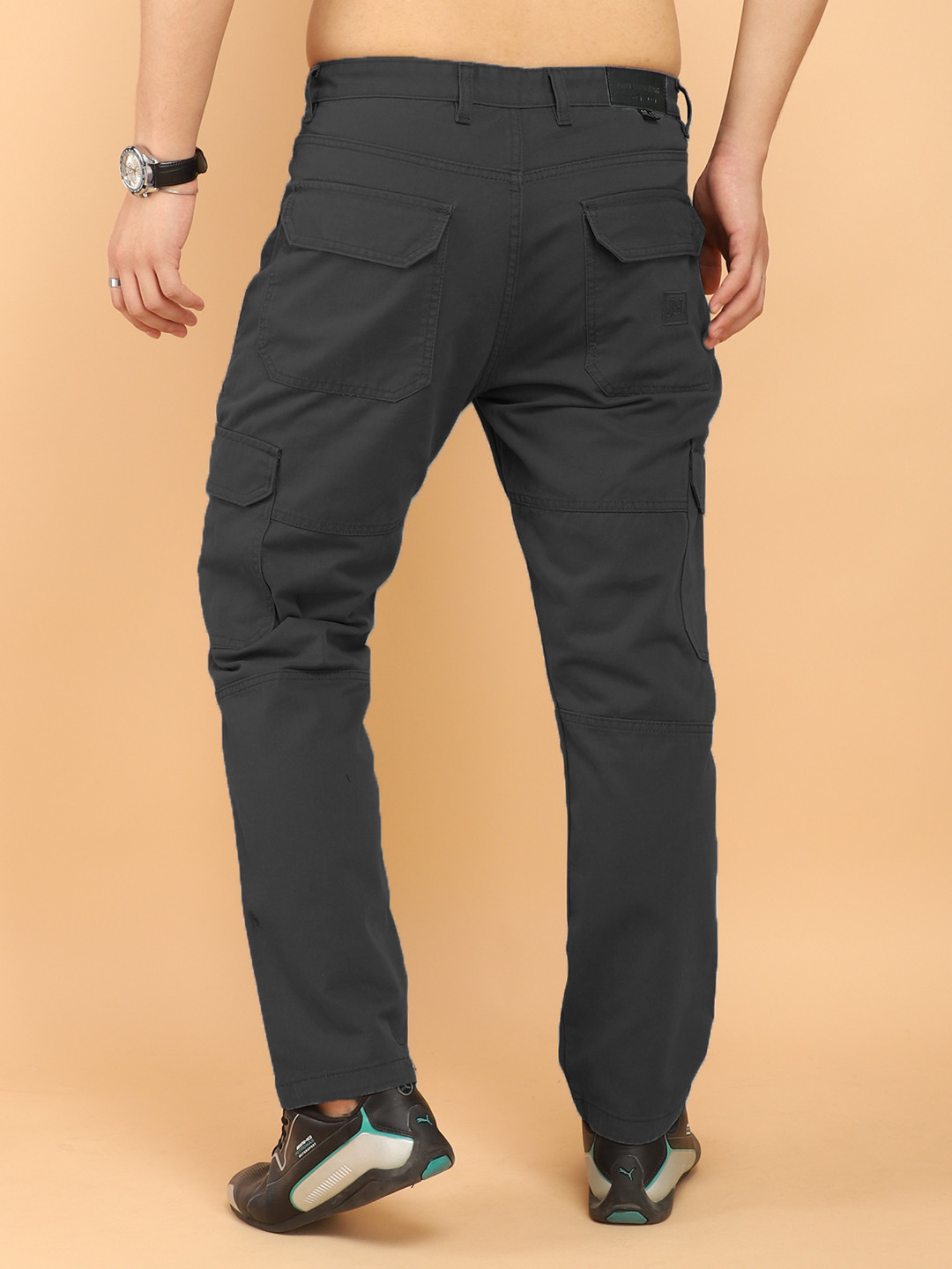 Dark Grey Jacobs Carpenter Pocket Design Cargo