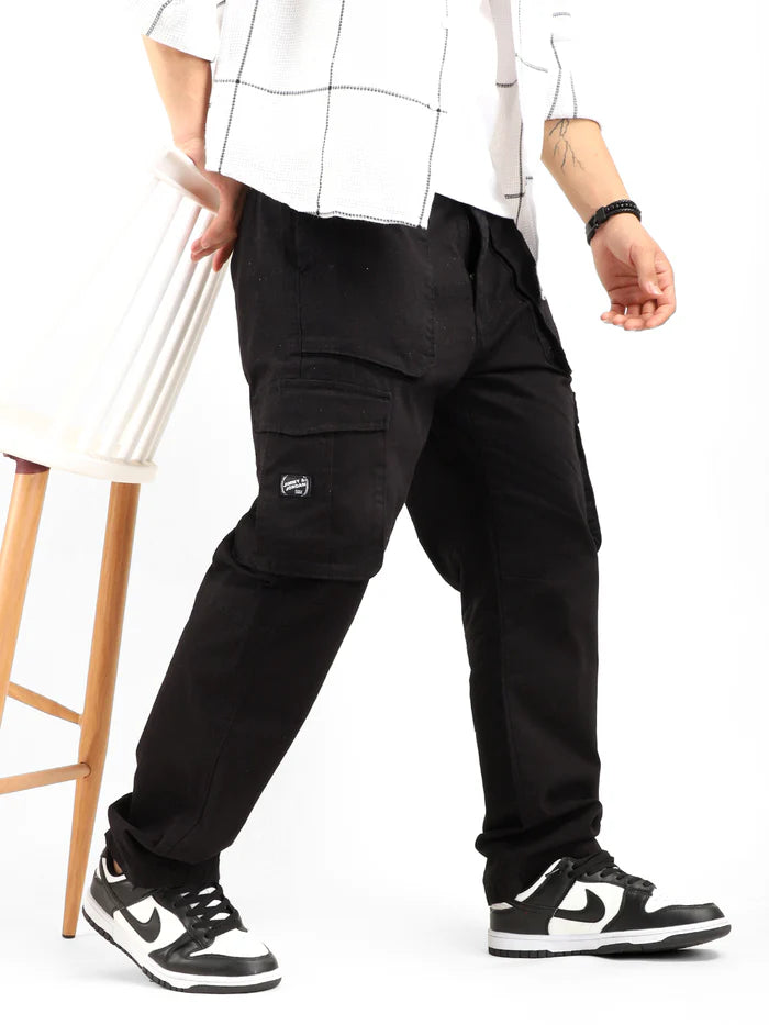 Mens plus size cargo pants best sale