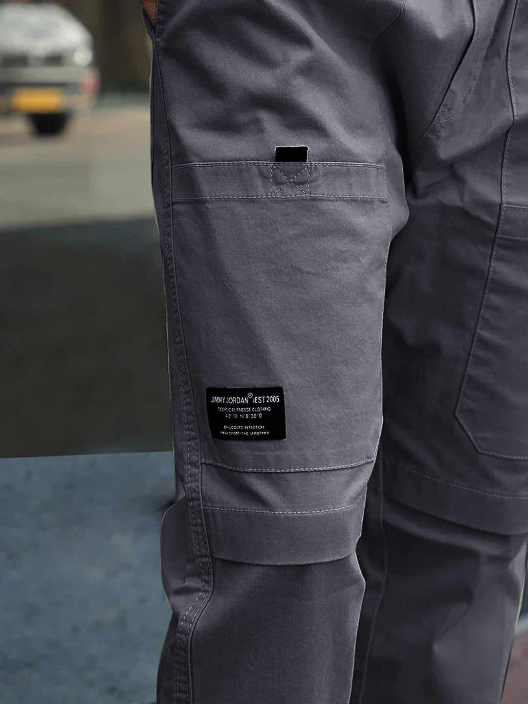 Terran Ascent Charcoal  Grey Cotton Cargo