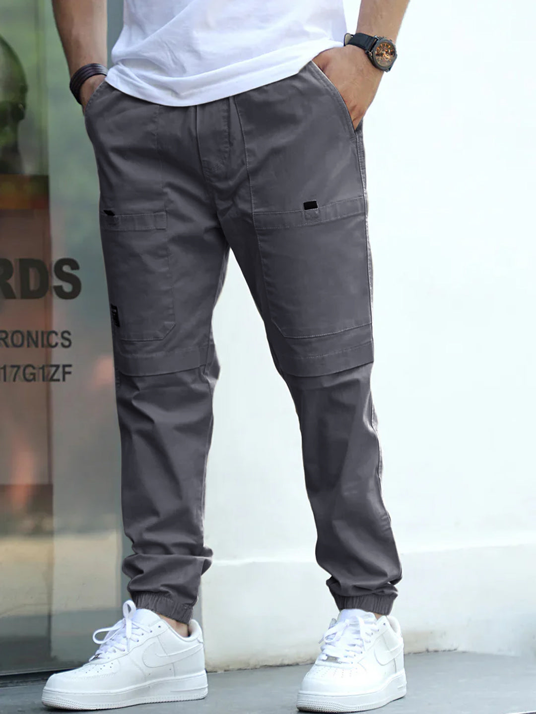 Terran Ascent Charcoal  Grey Cotton Cargo