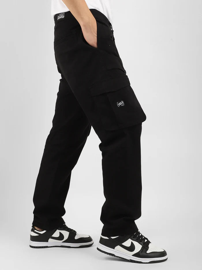 Burner Plus size Black Cotton Cargo