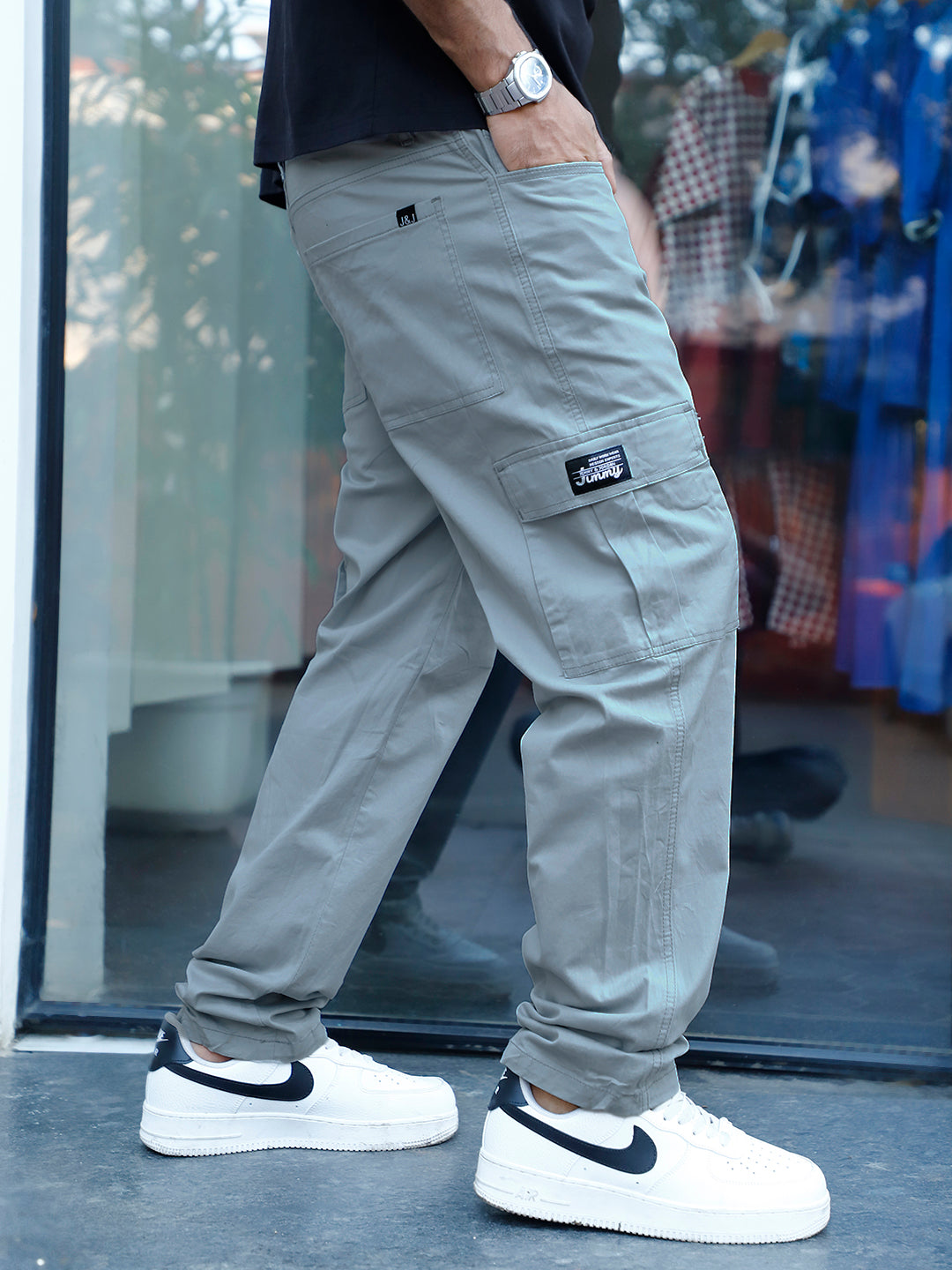 Loom Sidewalk Grey Cotton Cargo