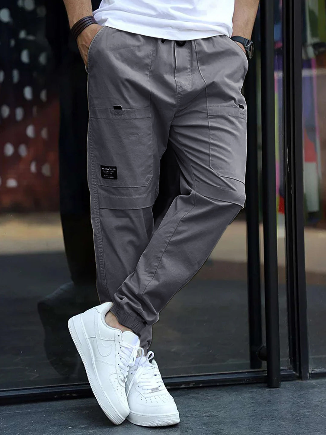 Terran Ascent Charcoal  Grey Cotton Cargo