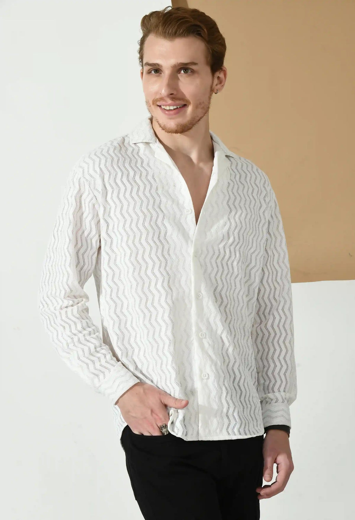 Buy Men's Gurgle White Shirt Online