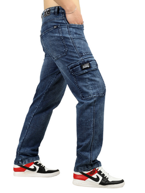 Cargo denim jeans mens discount