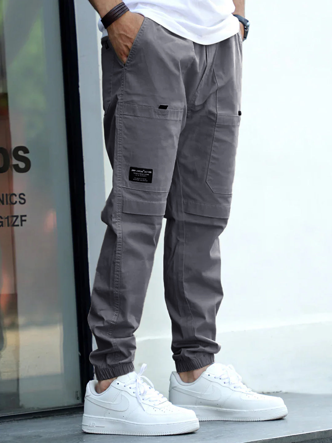 Terran Ascent Charcoal  Grey Cotton Cargo