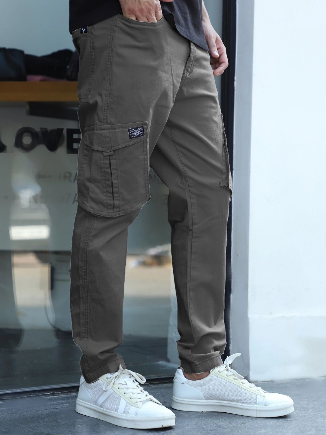 Bentley Duo Dark Grey Cotton Cargo
