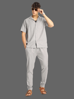 Linen Atlant Light Grey Co-Ord Set