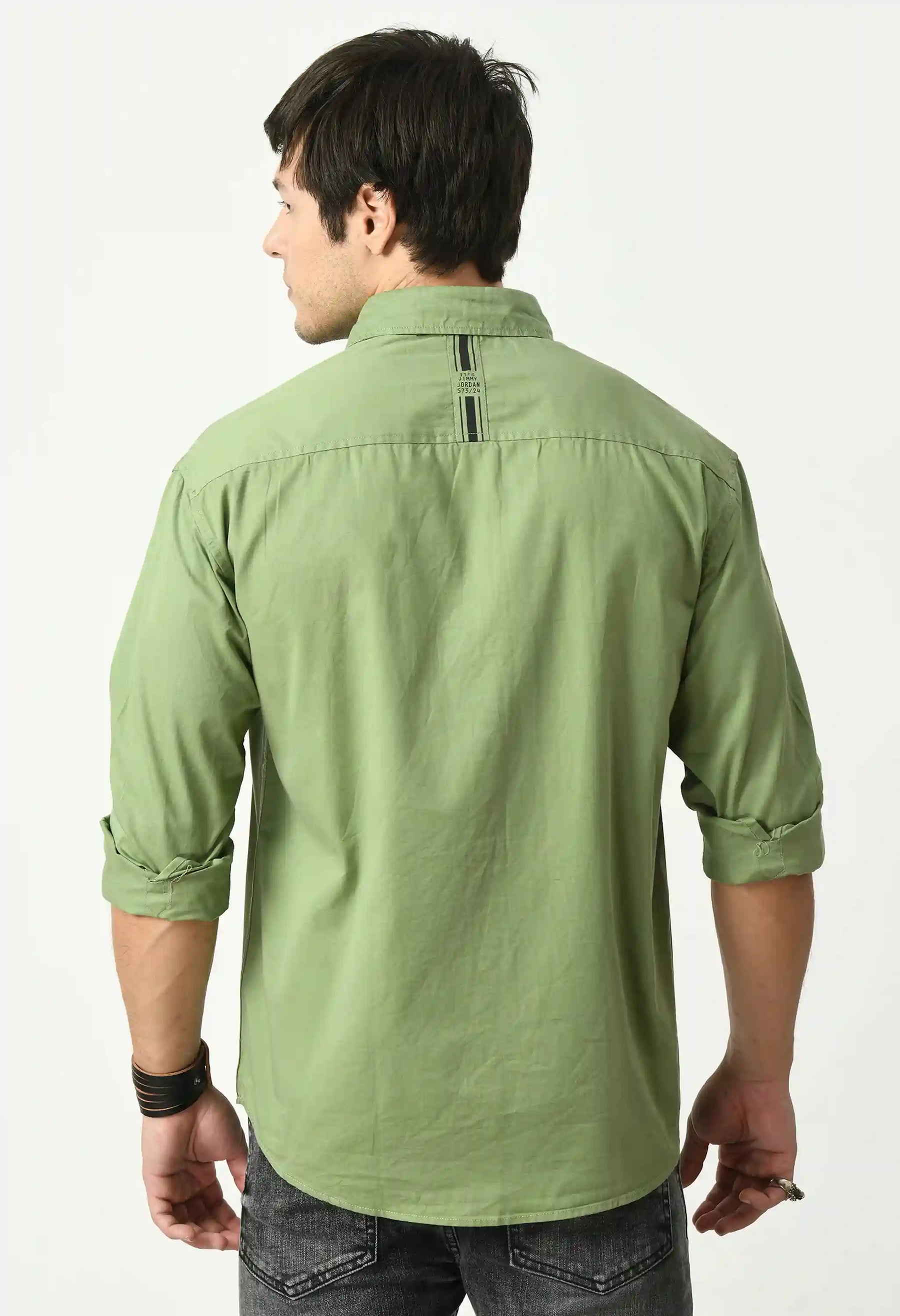 Sea Green Twill Urban Shirt