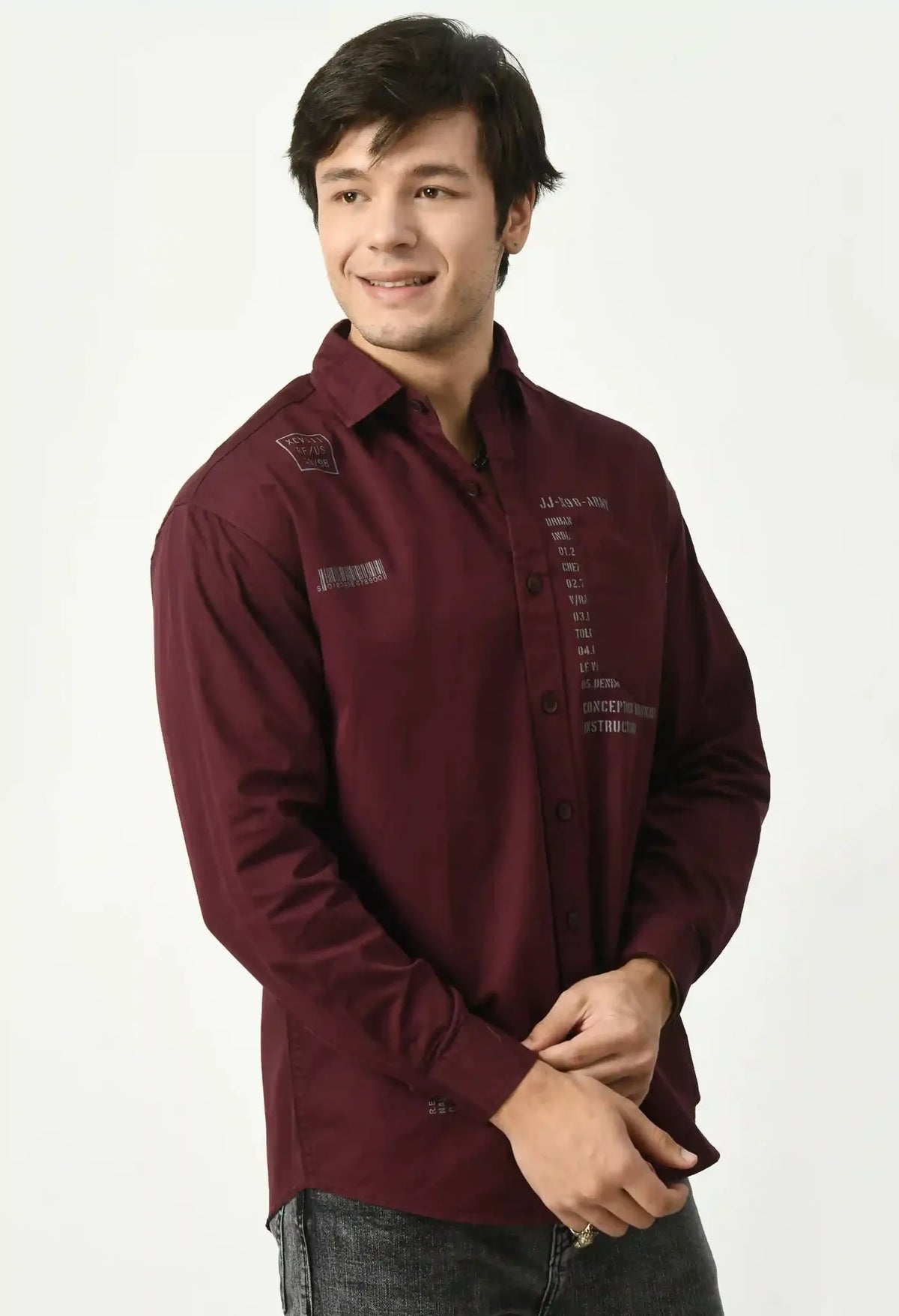 Wine Twill Urban Shirt