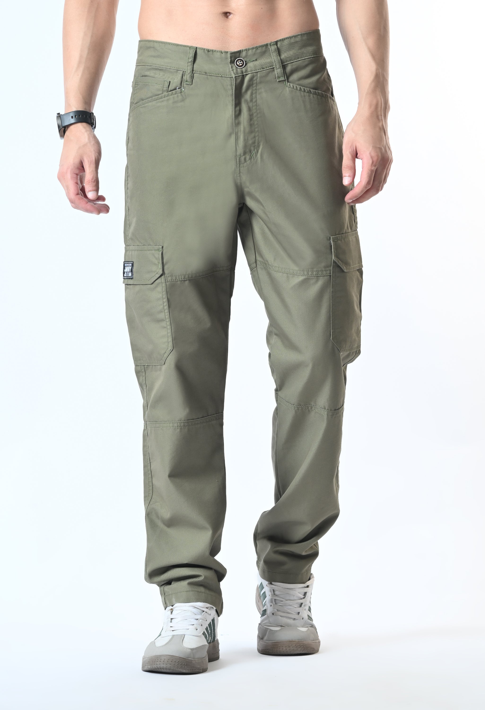 Harlow Hues Green Cotton Cargo