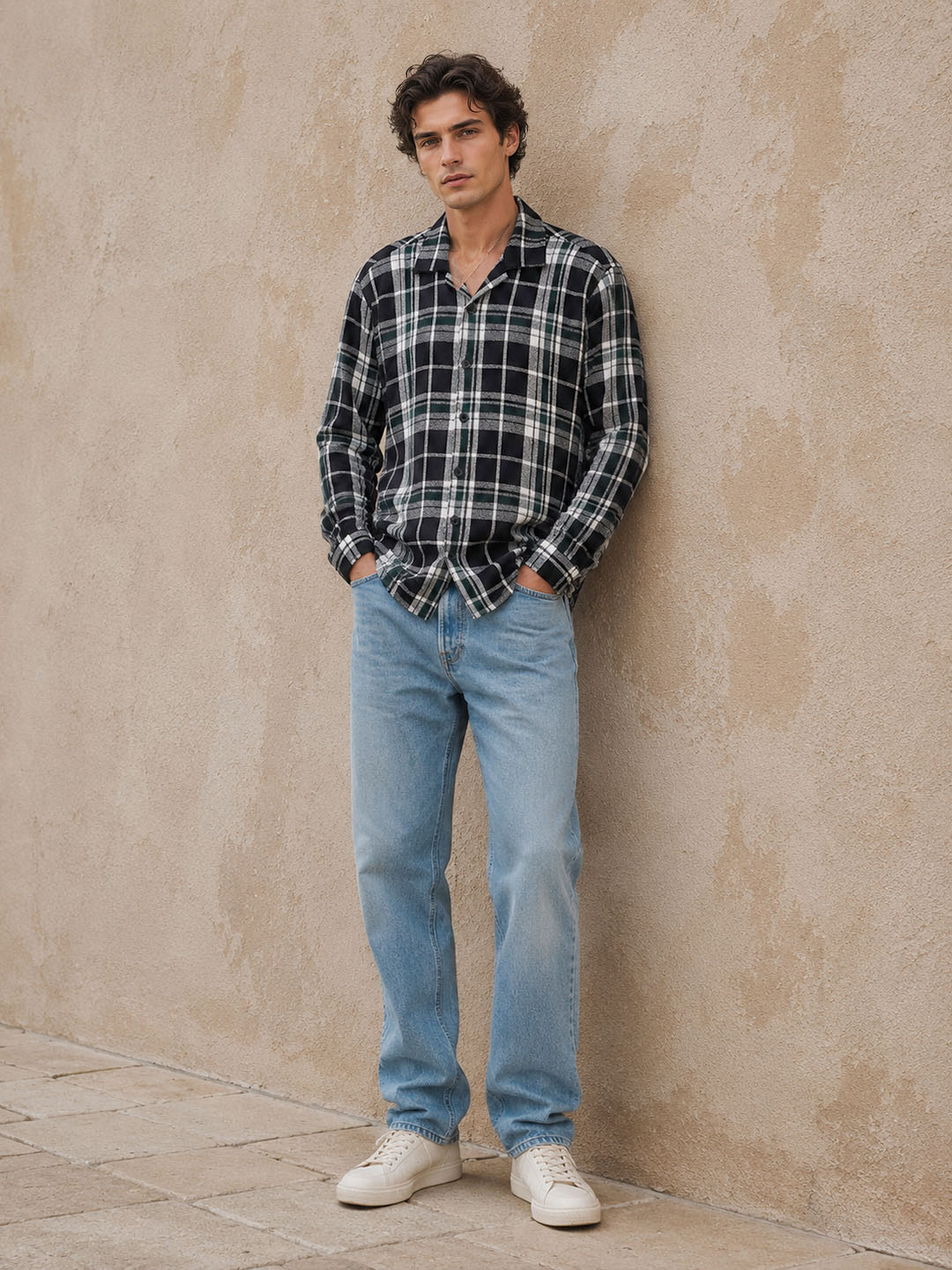 Bloom State Dark Green Check Shirt