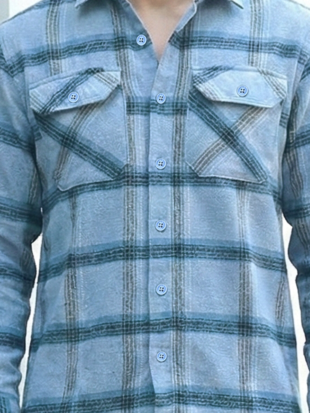 Daytona Sapphire Check Full Sleeve Shirt