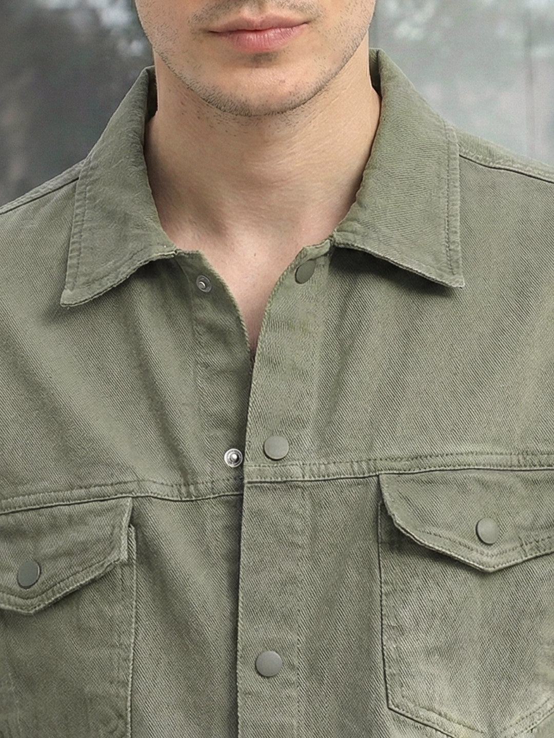 Somerset Styles Mint Green Denim Jacket Pro