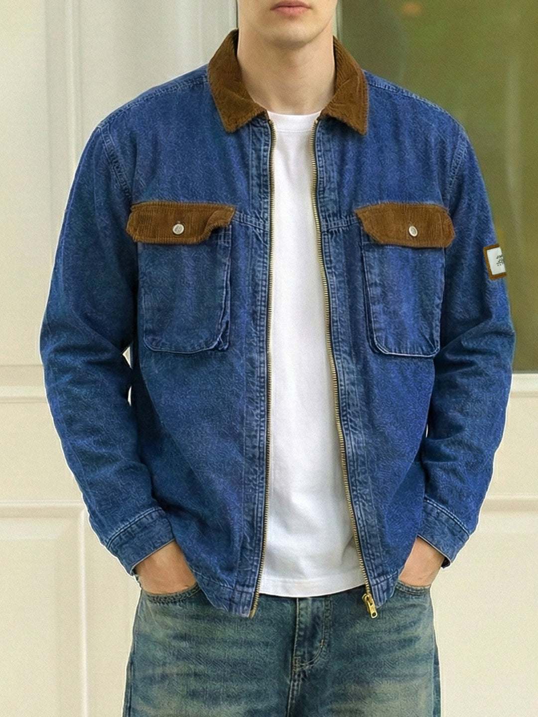 Mono Theory Trypan Blue Denim Shirt