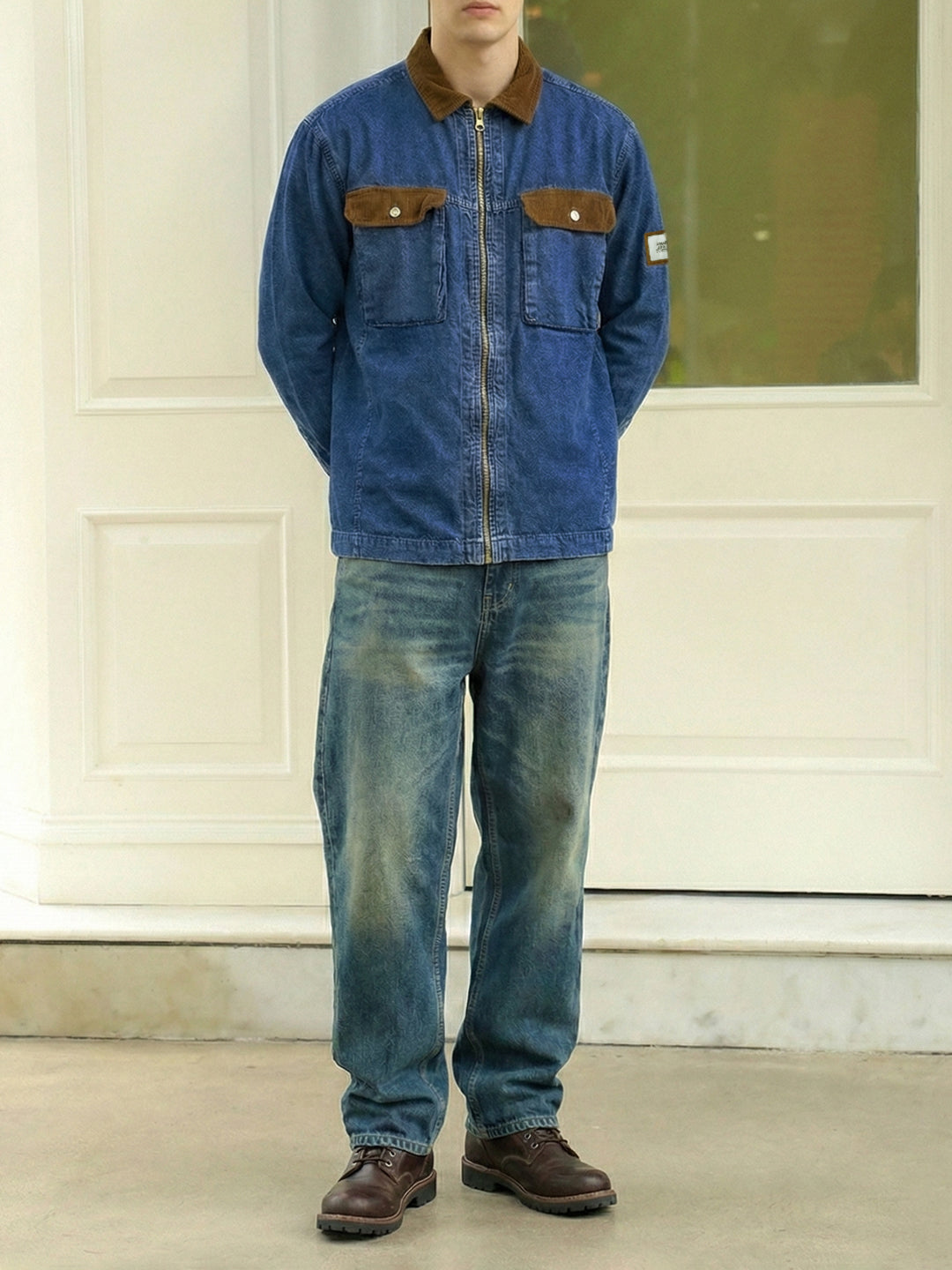 Mono Theory Trypan Blue Denim Shirt