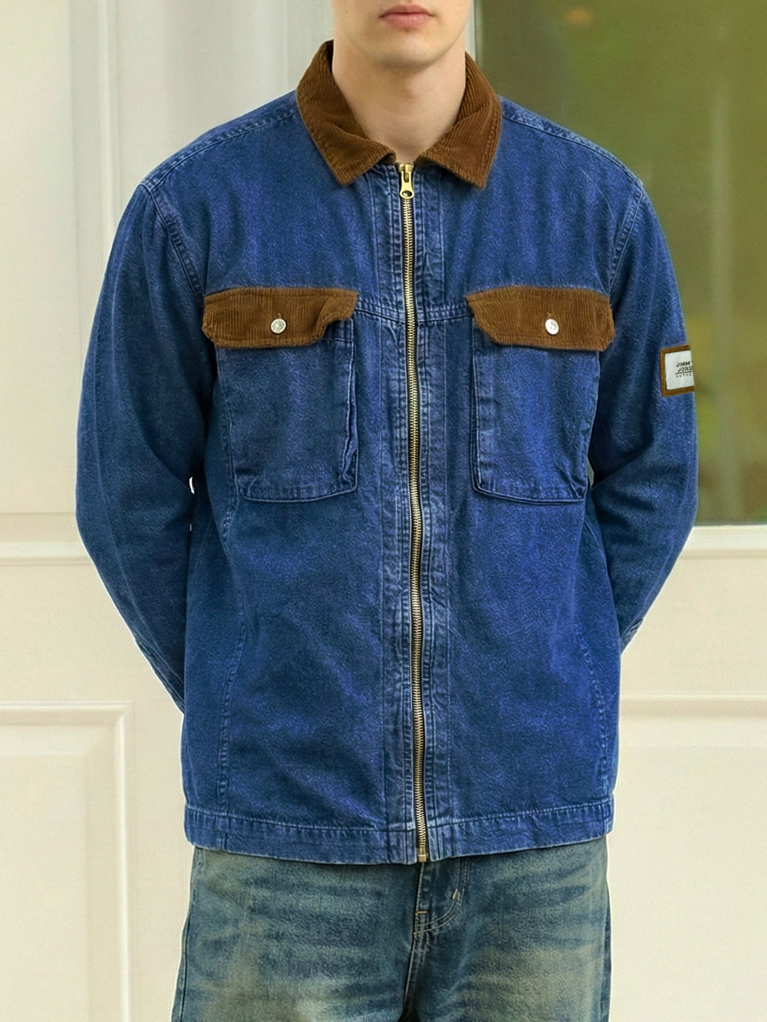 Mono Theory Trypan Blue Denim Shirt