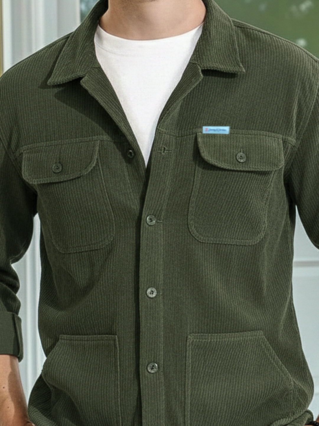Earthcore Textured Olive Shacket