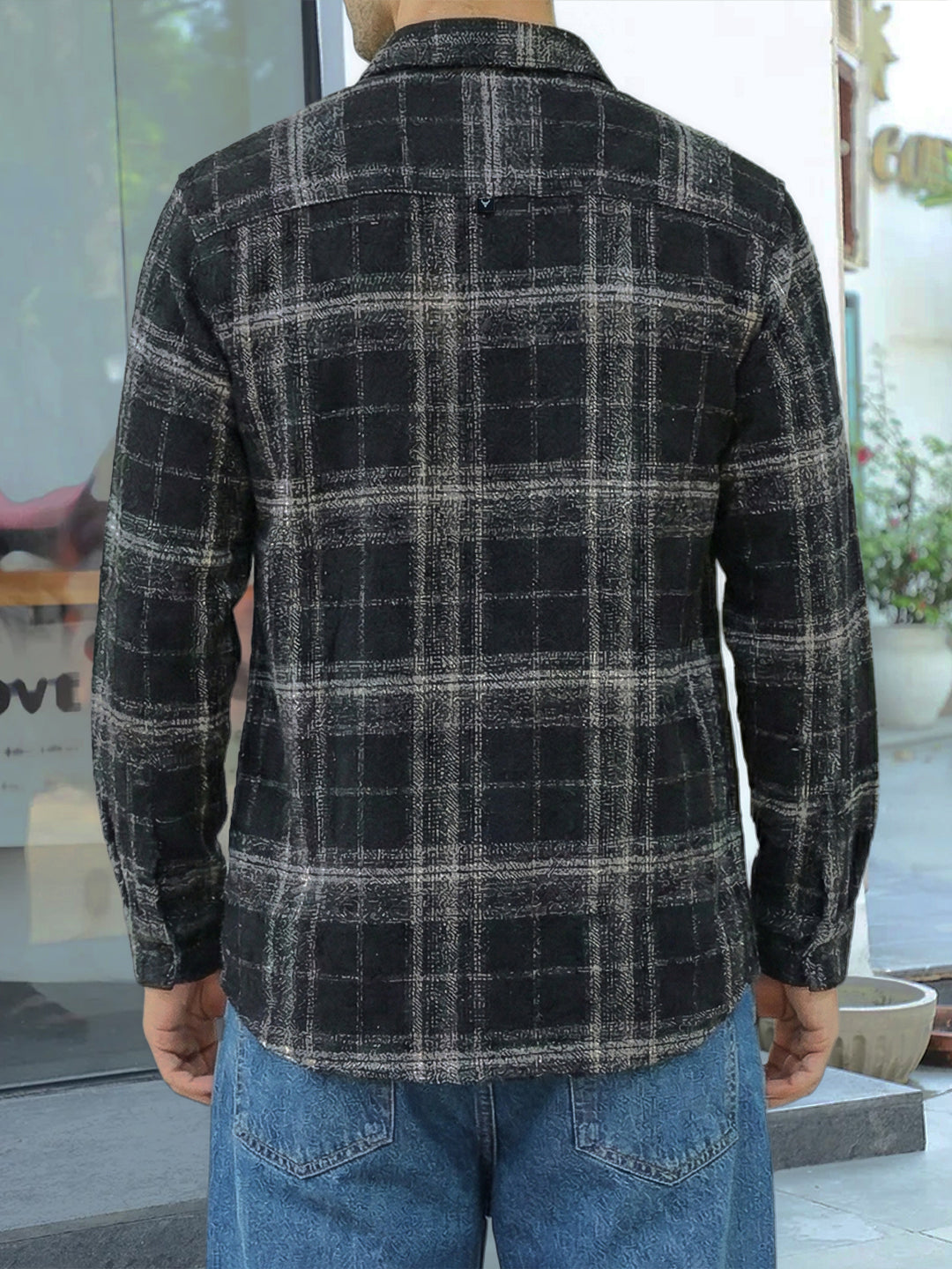 Daytona Black Check Full Sleeve Shirt