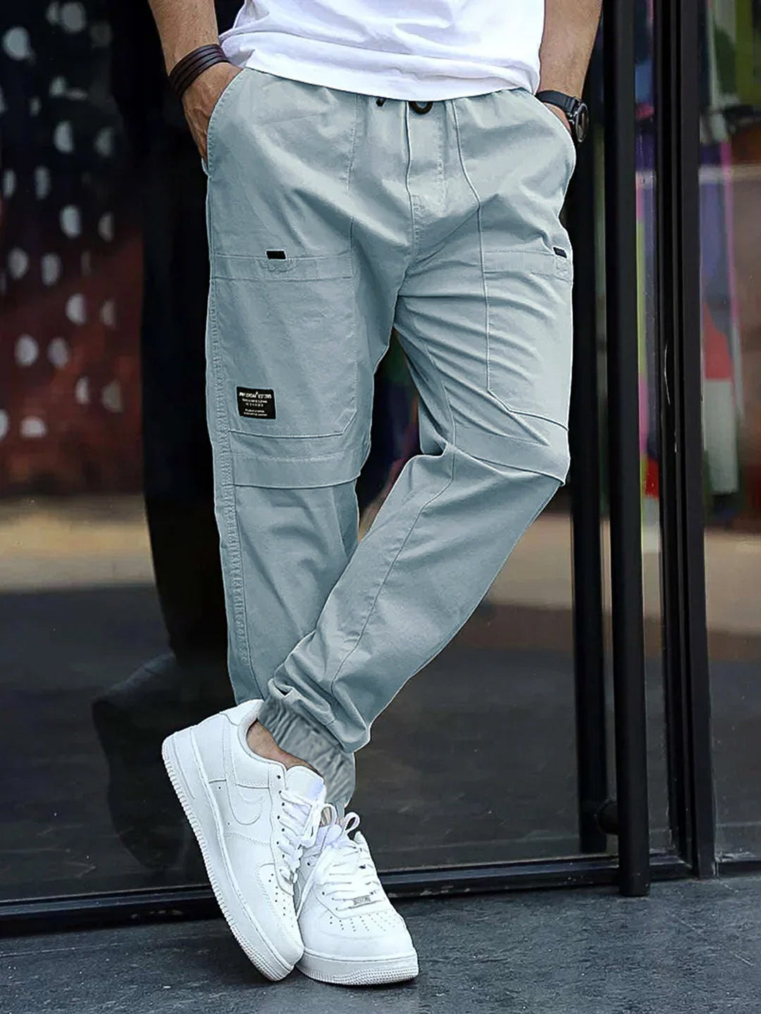 Terran Ash Grey Cotton Cargo