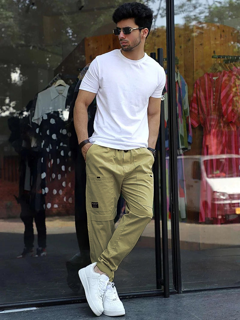 Torino Tough Khaki Cotton Cargo