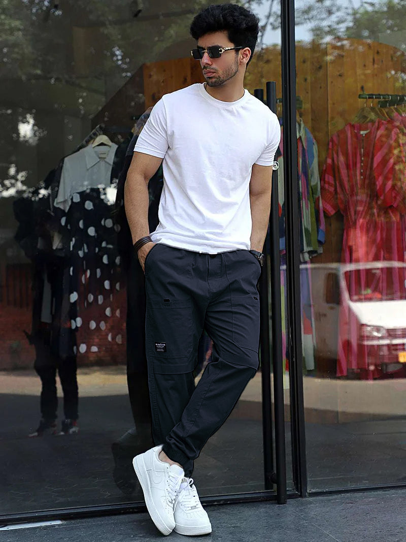 Terran Ascent Navy Blue Cotton Cargo