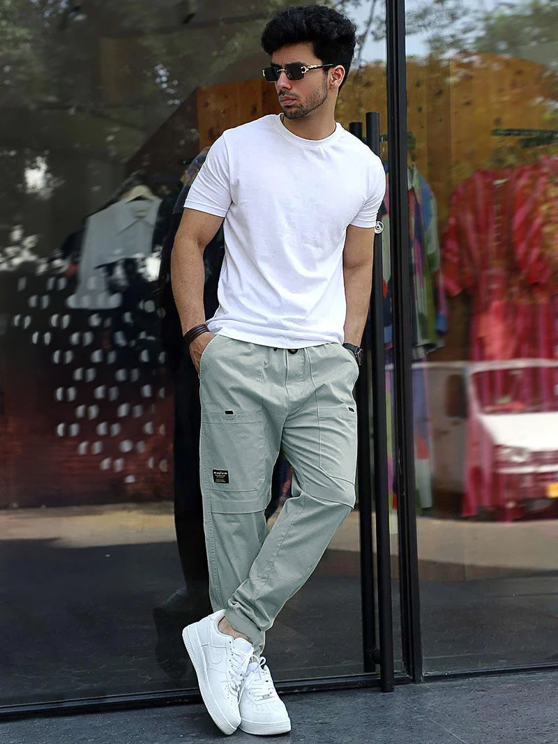 Terran Ascent Ash Grey Cotton Cargo