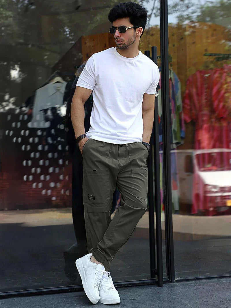 Terran Dim Grey Cotton Cargo