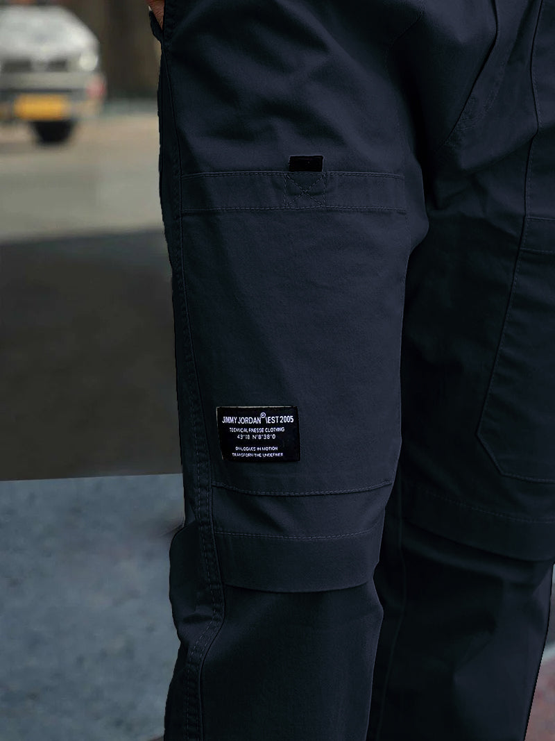 Terran Ascent Navy Blue Cotton Cargo