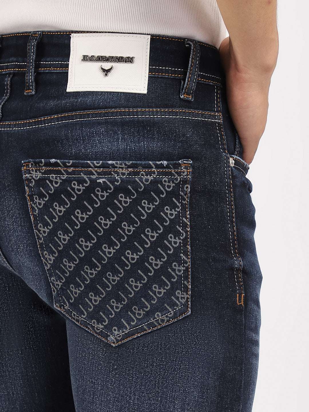 Dark Blue Denim Jeans