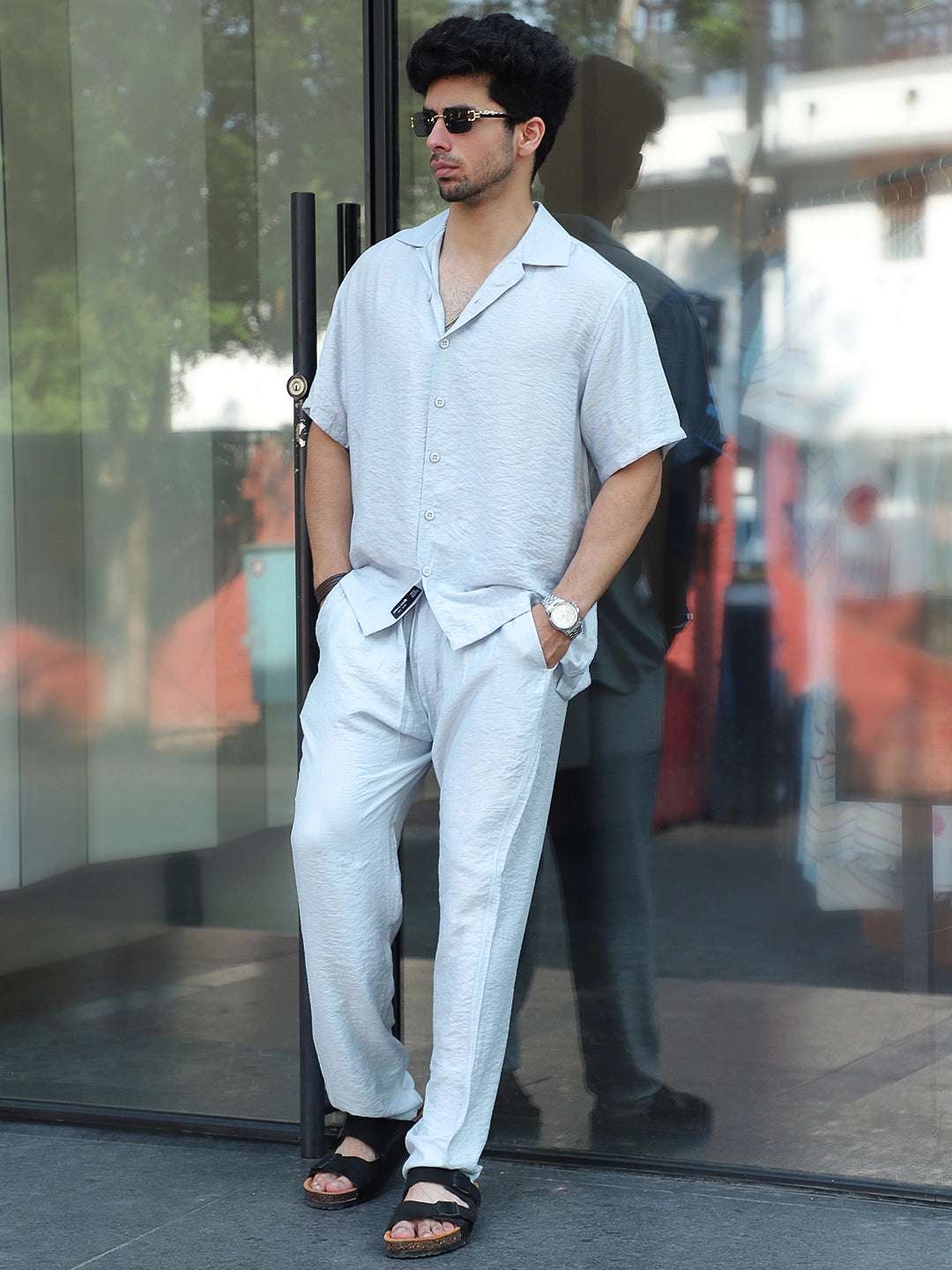 Linen Atlantica China Blue Co-Ord Set