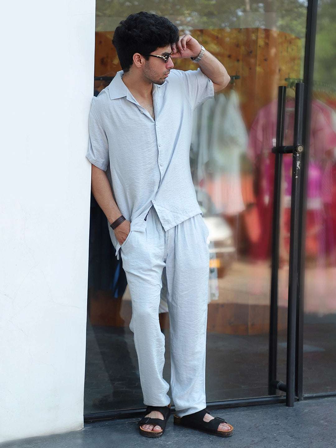 Linen Atlantica China Blue Co-Ord Set