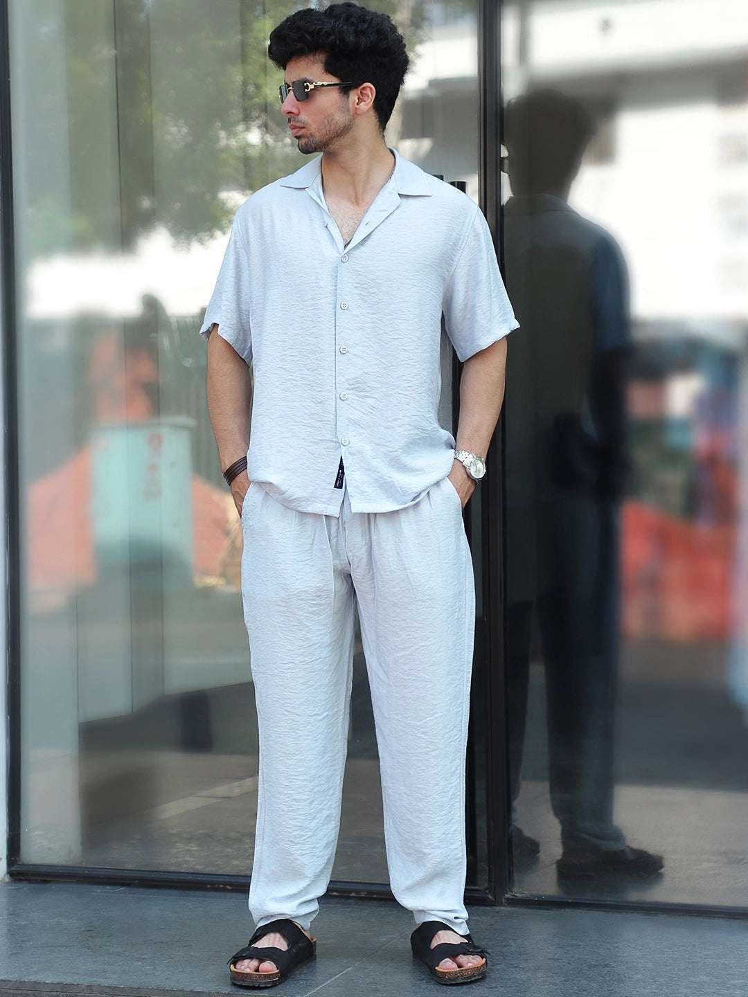 Linen Atlantica China Blue Co-Ord Set