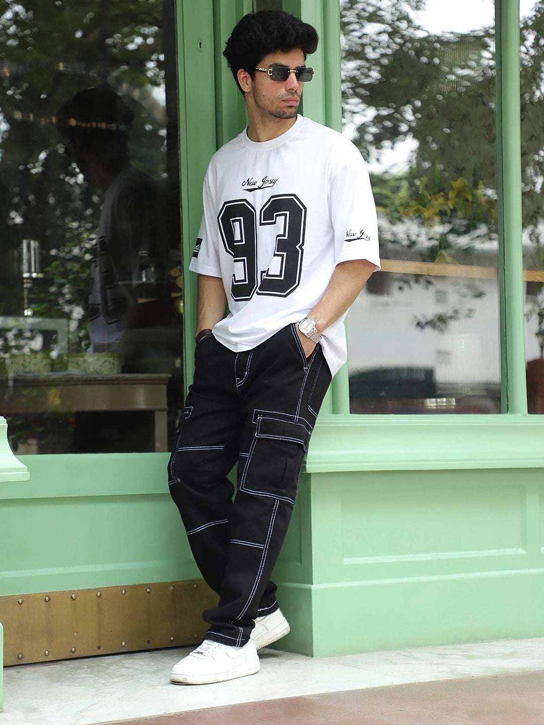 Twilight Fade Black Denim Cargo