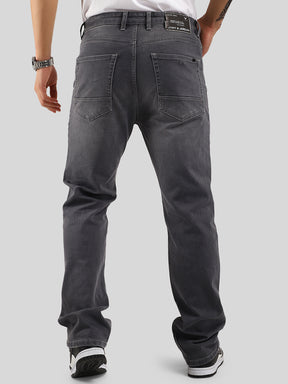 Bloom Grey Straight Fit Jeans