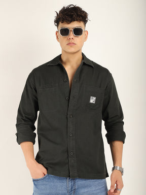 Axton Dark Grey Sulphur Urban Shirt