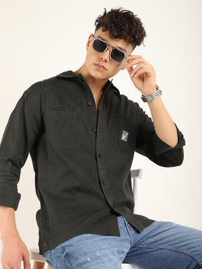 Axton Dark Grey Sulphur Urban Shirt