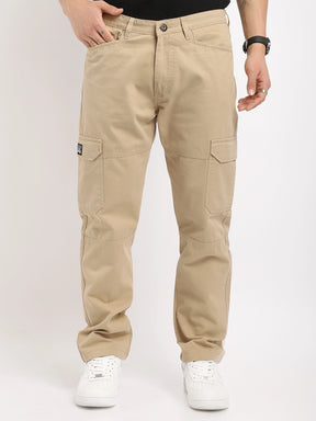 Harlow Hues Beige Cotton Cargo