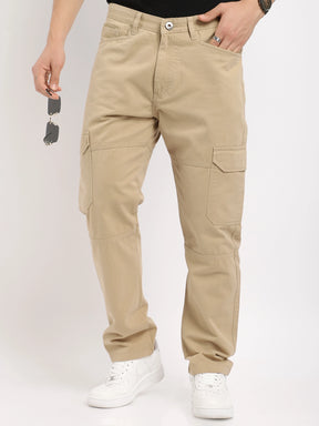 Harlow Hues Beige Cotton Cargo