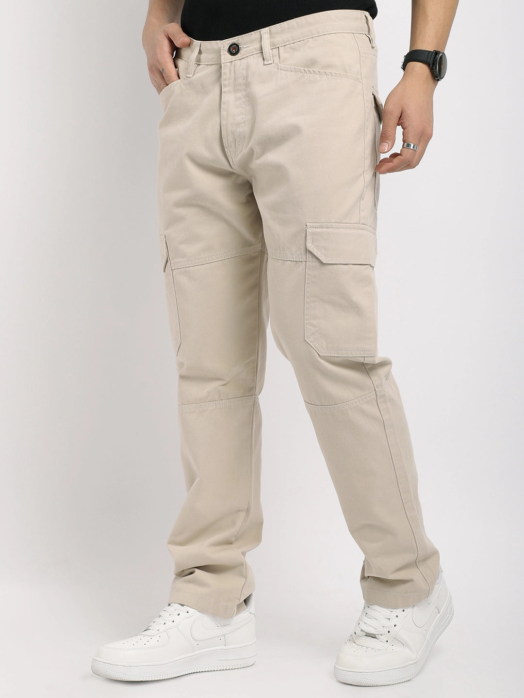 Harlow Hues Cream Cotton Cargo