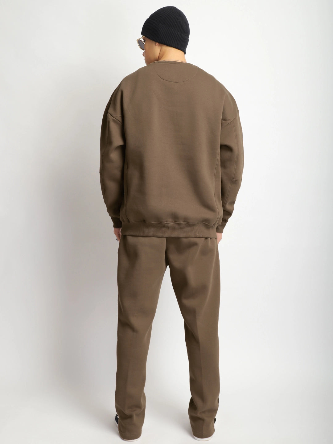 Urban Vanguard Brown Fleece Track Suit Pro