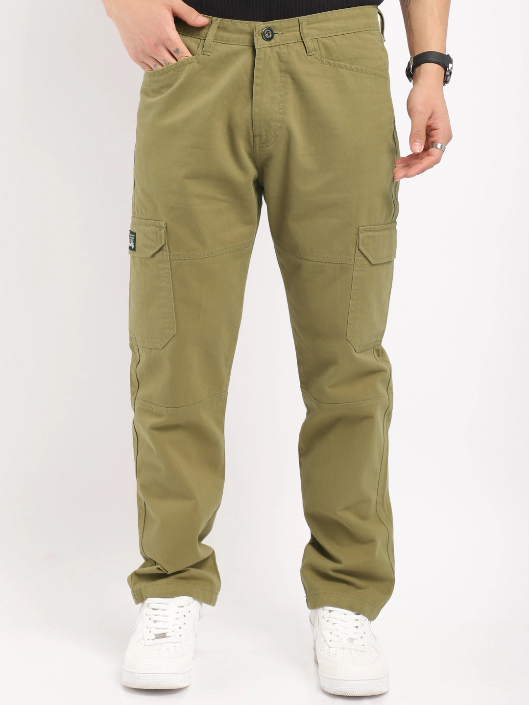 Harlow Hues Mustard Cotton Cargo