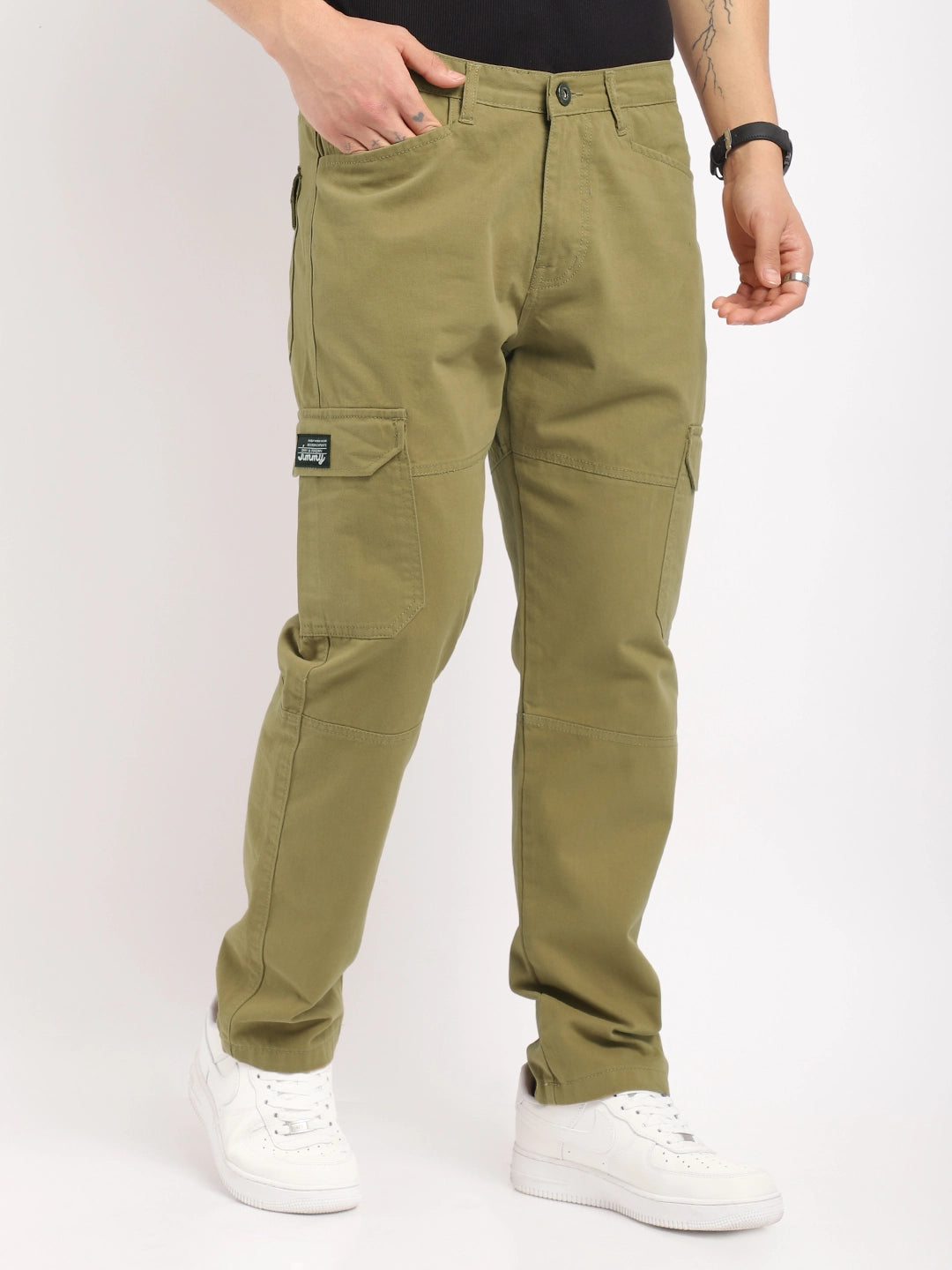 Harlow Hues Mustard Cotton Cargo